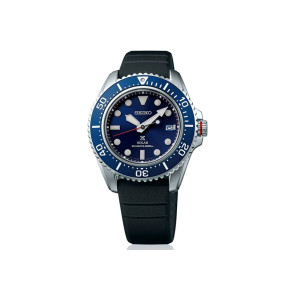 Uhrenarmband Seiko SNE593P1 / V157-0DP0 / R03S011J0 Kautschuk Schwarz 20mm